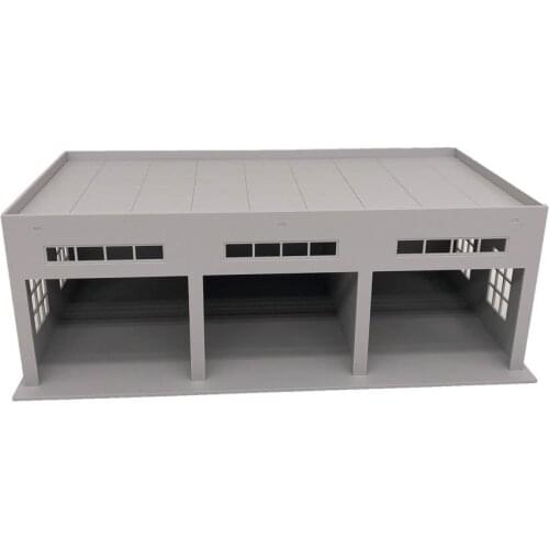 Outland Models 3-Stall Large Garage for Trucks / Cars 1:64