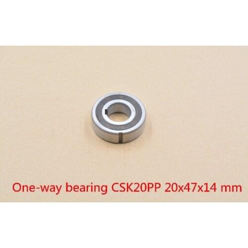 20mm bearing 20mmx47mmx14mm CSK20PP one way clutch with keyway slot backstop 1pcs