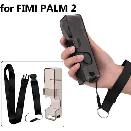 Portable Storage Case for FIMI PALM 2 Lens Cap Protective Cover Anti-collision Box Anti-lost Lanyard Gimbal Camera Accessories