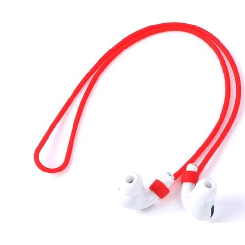 Anti-Lost Silicone Earphone Rope Holder Cable For Wireless Bluetooth Headphone Neck Strap Cord String