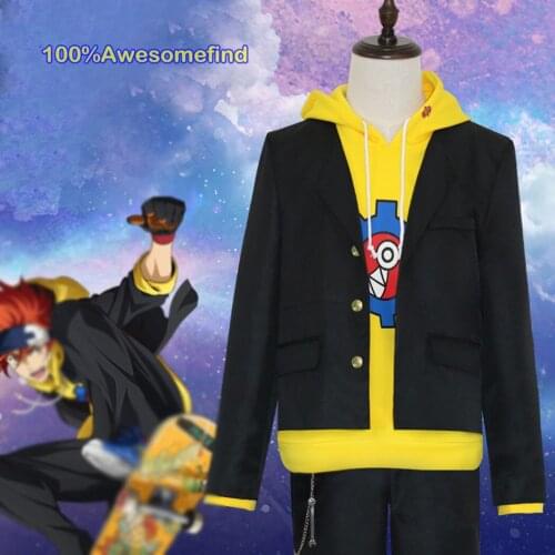 SK8 the Infinity Reki Kyan Cosplay Costume Men School Uniform Japanese Anime Sportswear Jacket Pants Hoodies Outfits Streetwear
