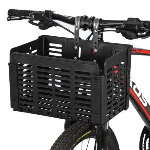 Foldable Bicycle Front Basket Multi-functional MTB Road Bike Shelf Handlebar Bag Rear Pannier Cycling Accessories Riding Parts