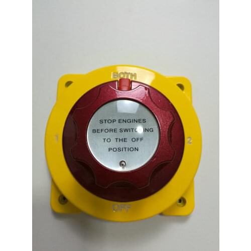 Heavy Duty Marine Boat Fishing Yellow Dual Battery Isolator Selector Switch 9103
