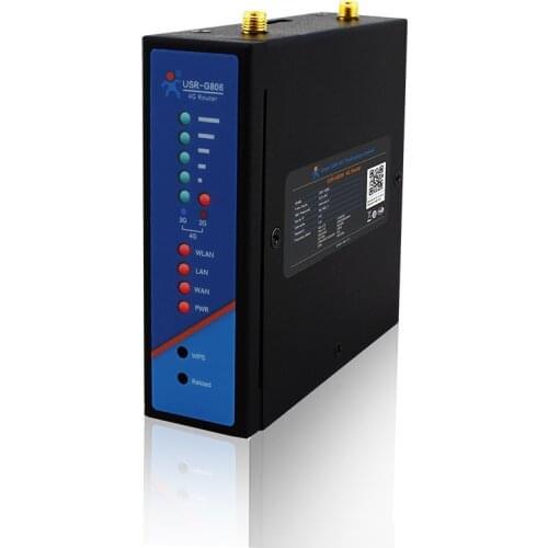 USR-G806 Wireless Industrial 3G WiFi 4G LTE Router Support 802.11b/g/n and SIM Card Slot APN VPN Self-service terminal