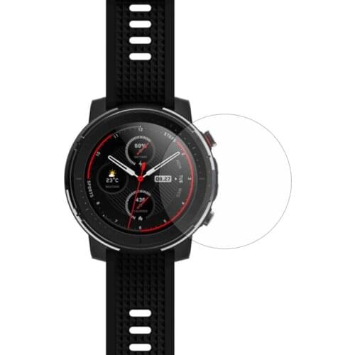 Tempered Glass Screen Protector Cover Protective Film Guard For Xiaomi Huami AMAZFIT Stratos 3 Smartwatch GPS Sport Smart Watch