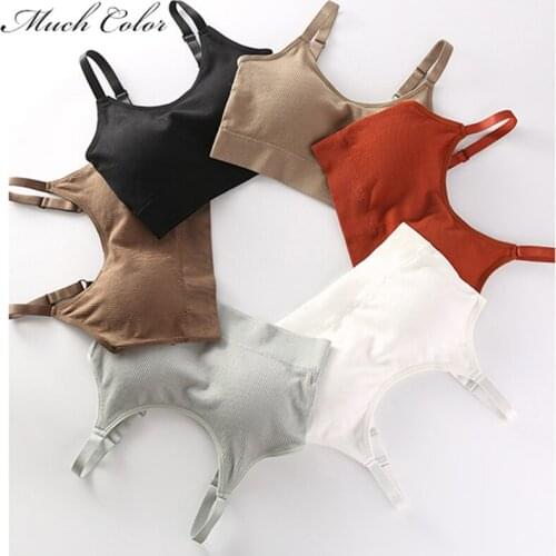 Women Sports Tube Tops Bra Breathable Gym Top Anti-sweat Shockproof Padded Fitness Brassie Underwear Push Up Wire Free Strap Bra