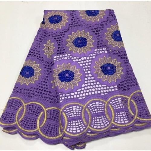 2020 African Dry Lace Fabrics High Quality Hollow Out Cotton Lace Fabric Swiss Voile With Stone Swiss Voile Lace In Switzerland