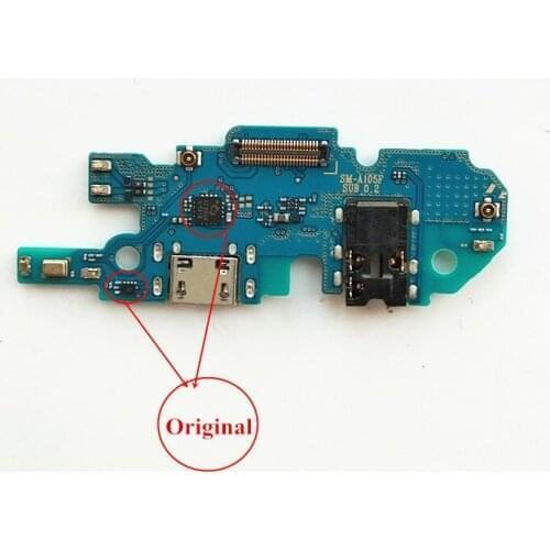 5x New Original USB Charging Dock Connector Port Charger Board With Mic Microphone Flex Cable For Samsung Galaxy A10 A105F