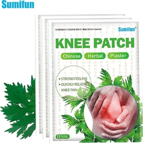 60pcs Sumifun Knee Herbal Patch Joint Cervical Spondylosis Neck Lumbar Pain Relief Sticker Rheumatoid Arthritis Plaster