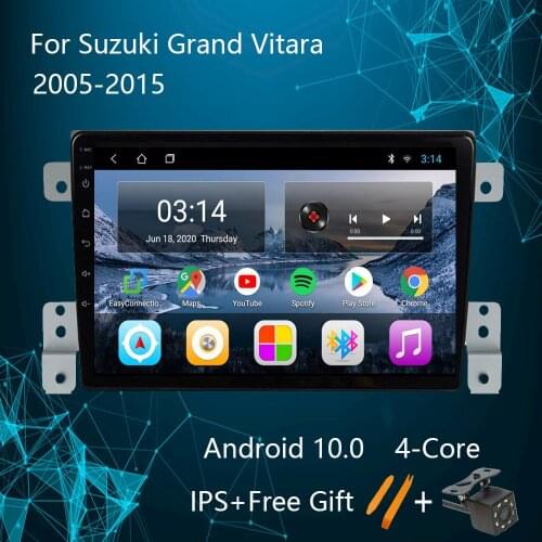 Android 10 For Suzuki Grand Vitara 3 2005-2015 Car Radio Multimedia Video Player Navigation GPS EasyConnect Mirror Link Carplay