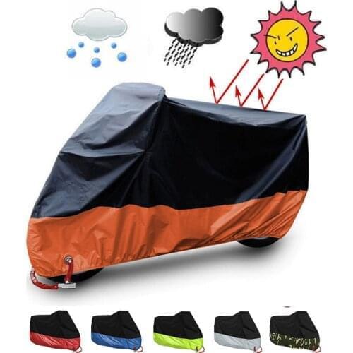 9 colors Motorcycle Cover Bike All Season Waterproof Dustproof UV Protective Outdoor Indoor Moto Scooter Motorbike Rain Cover