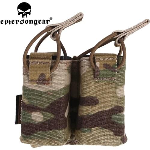 Emersongear Double Magzine Pouch MOLLE Holster for SS VEST Military Army Tactical Airsoft Gear Paintball Hunting Carrier Case