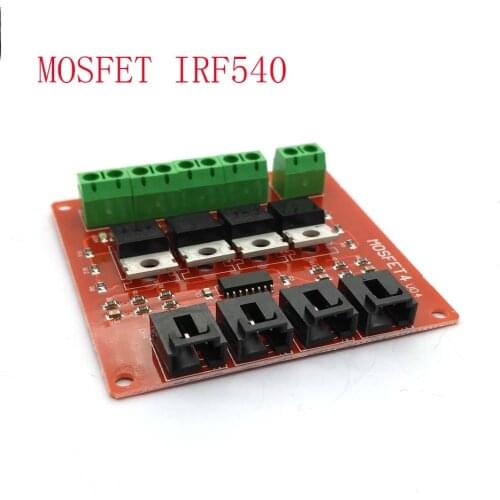 Four Channel 4 Route MOSFET Button IRF540 V4.0+ MOSFET Switch Module For Uno