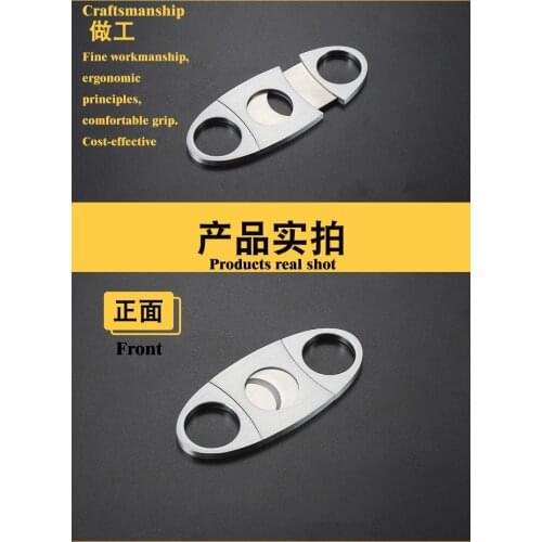 COHIBA Cigar Holder Stainless Steel Cigar Holder Portable Folding Cigar Holder