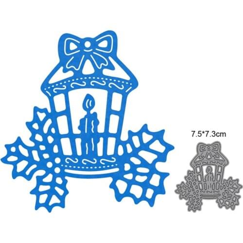 Metal Cutting Dies Cut Mold Christmas Candle Lampshade Decoration Scrapbooking Paper Craft Knife Mould Blade Punch Stencils dies