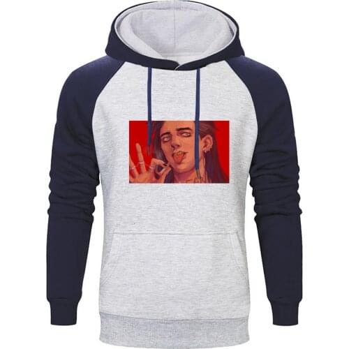 Fashion Japanese Anime Sally Face Funny Print Raglan Hoodies Men Autumn Sweatshirt Hoodies Male Casual Hooded Sportswear Hoody