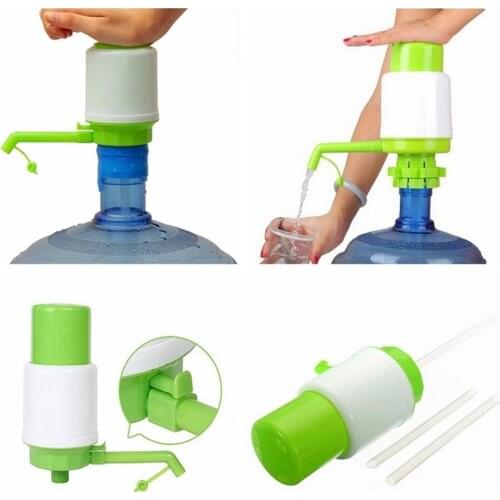 Drinking Water Pump With Hose Extensions Removable Tube Innovative Vacuum Action Drinking Water Hand Press Manual Pump Dispenser