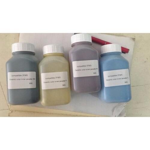 New compatible bulk laser ceramic toner for xerox 6510 6500 215 CP305 color copier,ceramic toner powder kcmy 50g/color 200g/lot