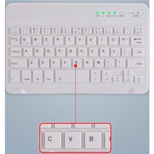 Portable Mini Ultra-thin Wireless Bluetooth Keyboards with Touchpad Universal For for iPad Phone Tablet