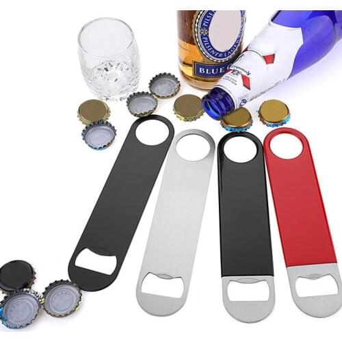 Durable Remover Bar Blade Kitchen Tool Beer Bottle Opener Stainless Steel Flat Speed Bottle Cap Opener Cocina Home Can Opener