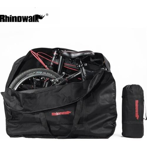 Rhinowalk 14 inch 20 inch Folding Bike Bag Loading Vehicle Carrying Bag Pouch Packed Car Thickened Portable Bicycle Pack