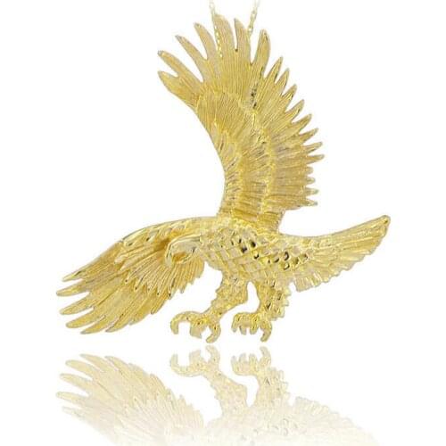 Falcon Necklace 925 Sterling Silver Animal Necklace