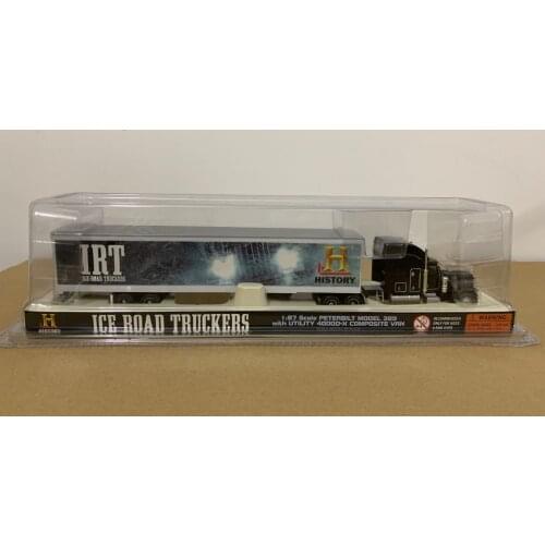 Norscot Peterbilt 389 With Utility 40000-X Composite Van Ice Road Truck 1:87 Black