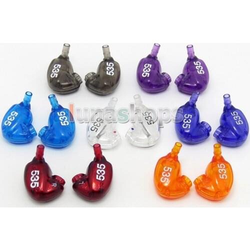 LN004671 Repair Parts Housing Shell Crust For Shure SE535 Noise Sound Isolating Earphone Grey