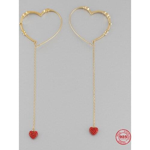 2020 New Fashion Charm Sterling Silver Original 1:1 Copy, Romantic Love Delicate And Elegant Earrings Women Luxury Jewelry Gifts