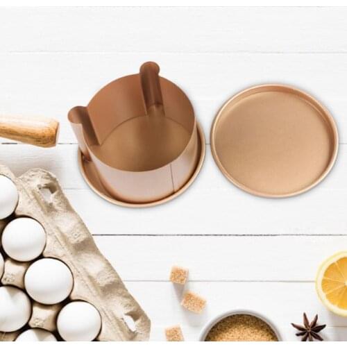 Widely Use 1 Set Practical Bread Baking Mold Cake Bakeware Gadget Stable Cake Mold Lovely for Indoor