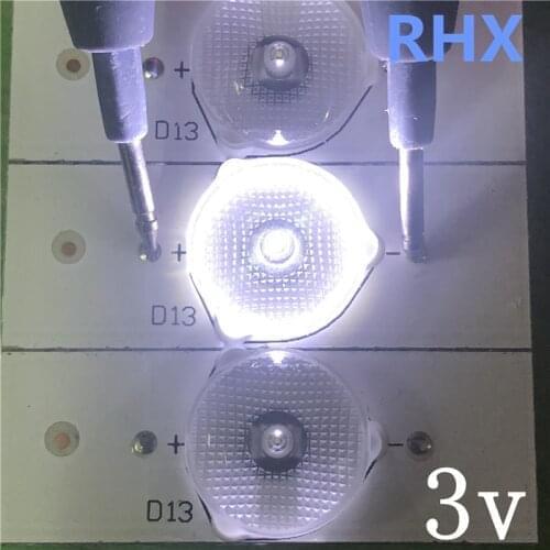 100%NEW 3V SMD Lamp Beads with Optical Lens Fliter for LED TV Repair 3BL-T7784101-002B DBDY-01E340369 JS-ZY13DJCD-0036