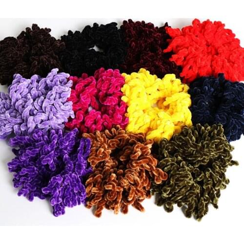 Muslim Women Fashion Scrunchies Elastic Hair Bands Large Size Hair Ponytail Hairband Elastic Hair Ring Hijab Scarf Headwear