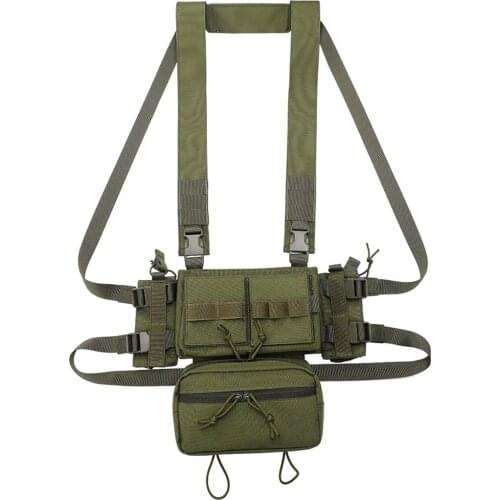 Outdoor Swat Tactical Equipment Combat Paintball Military Gear Hunting Vest Wargame Chest Rig Battlefield Magazine Pouch Holster