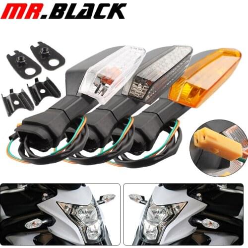 For KAWASAKI Z125 Z250 Z300 Z750 Z800 Z1000 VERSYS 650/1000 ZRX1200 NINJA 250 SL Motorcycle LED Turn Signal Indicator Light Lamp