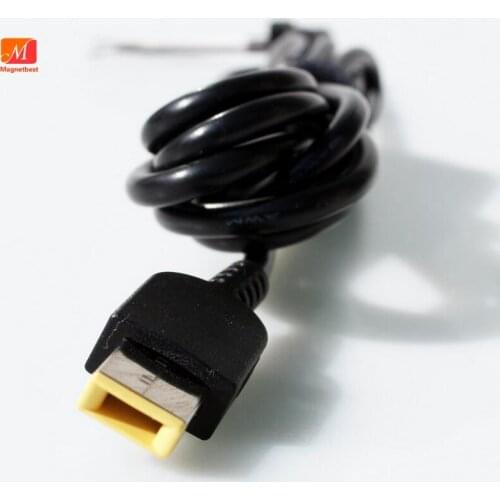 USB Square yellow pin DC Power Charger Plug Cable connector for lenovo IBM Laptop adapter Square Interface DC cable