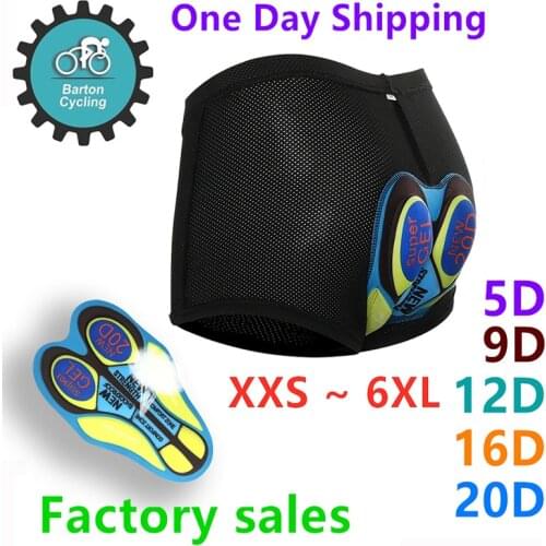 Barton Cycling Shorts Breathable New 20D Gel Pad Culotte Bicycle MTB Road Bike Underwear Man Woman Padded Cycling Shorts
