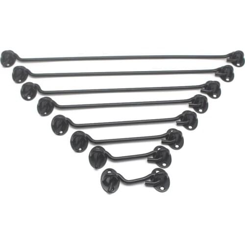 Barn Door Latch,Heavy Duty Stainless Steel Gate Latch Lock,Cabin Hook Eye Latch Hook with Mounting Screws for Window,Gate,Porch