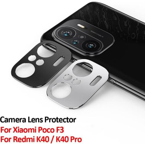 Camera Protection Cover for Redmi K40 Metal Ring Camera Lens Protector for Xiaomi Redmi K40 Pro Poco F3 Rear Lens Cover Case