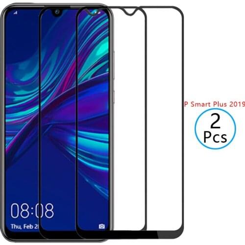 9d protective tempered glass for huawei p smart plus 2019 screen protector on the huawey psmartplus psmart smar smat safety film