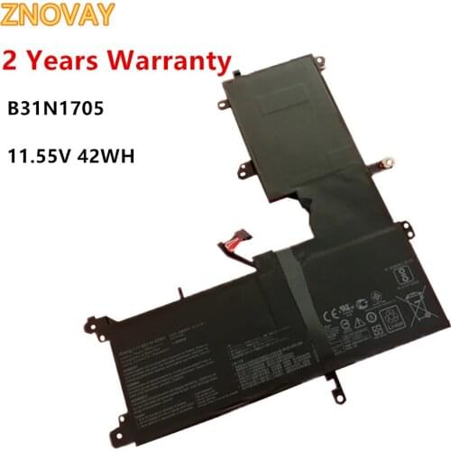 ZNOVAY B31N1705 Laptop Battery For Asus 3ICP5/57/80 Tablet B31N1705-1 11.55V 42WH 3550mAh