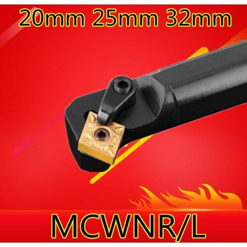 1PCS S20R-MCWNR12 S25S-MCWNR12 S32T-MCWNR12 S40T-MCWNR12 MCWNL12 20mm 25mm 32mm 40mm the Right/Left Hand CNC Turning Lathe tools