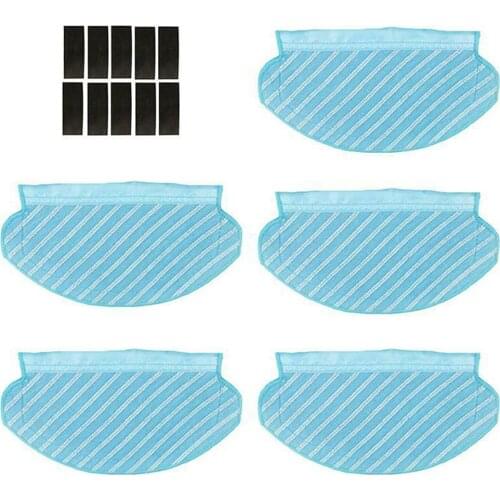 15pcs/set Sweeping Robots Cleaning Mop Cloths Magical Stickers for Ecovacs Deebot OZMO950 920 Sweeping Robots Vacuum Cleaner