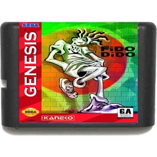 Fido Dido 16 bit MD Game Card For Sega Mega Drive For Genesis