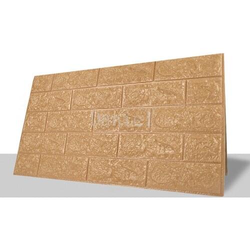 3d Wallpaper Self-adhesive Wall Stickers Brick Pattern Wallpaper Wall Decoration Foam Bedroom Warm Decoration Stickers