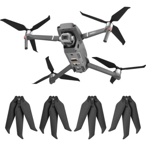 4PCS 8743 Low Noise Propeller Carbon Fiber Blade Three-blade Propellers for DJI Mavic 2 Pro/Zoom Drone Spare Parts Folding Props