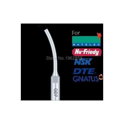 5pcs GD7 dental scaler tips teeth whitening dental equipment ultrasonic dental scaler tip GD7 for SATELEC NSK GNATUS DTE
