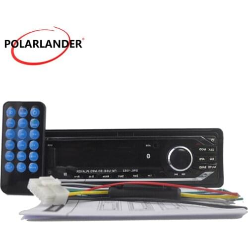 12V Car Stereo FM Radio MP3 Audio Player built in Bluetooth Phone with USB SD Car radio bluetooth In-Dash 1 DIN