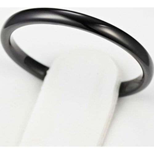 Punk Rock Style Black Titanium Ring Mens Women Chunky Finger Bling Hip Hop Ring Size 3/4/5/6/7/8/9 Retro Titanium Steel Rings