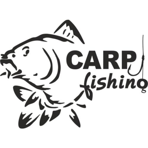 CK3367# carp fishing vinyl car sticker reflective waterproof cool waterproof removable decal self-adhesive car auto stickers