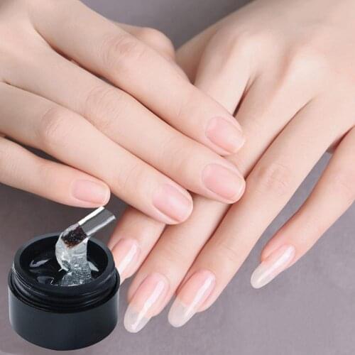 Cracked Nail Repair Gel Protective Harmless Resin Extension Repair Gel Fiberglass Soak Off UV Gel Repair Broken Nail Gel Tool